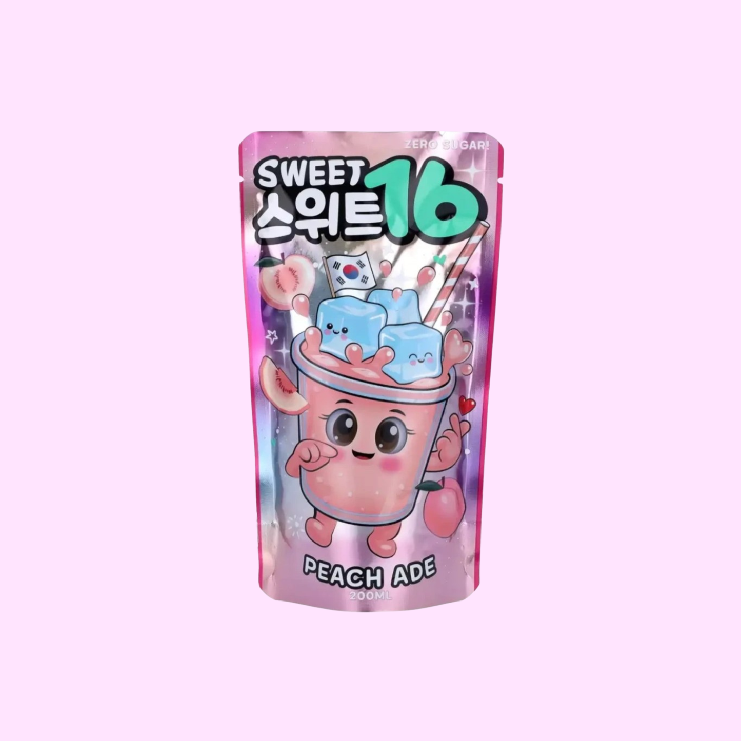 Sweet16 Peach Ade Zero Sugar 0,2l - SNACKS24.AT