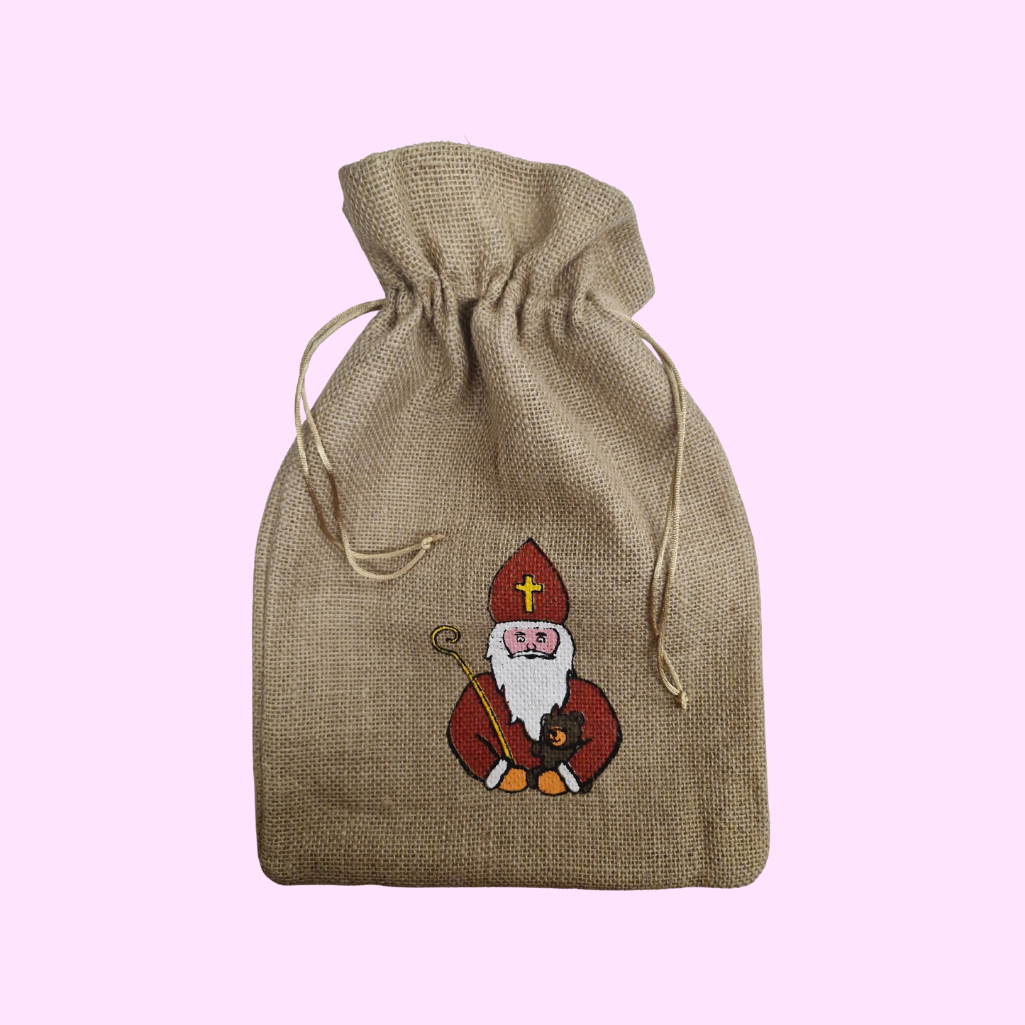 Jutesack Nikolo XL 37x26cm bedruckt