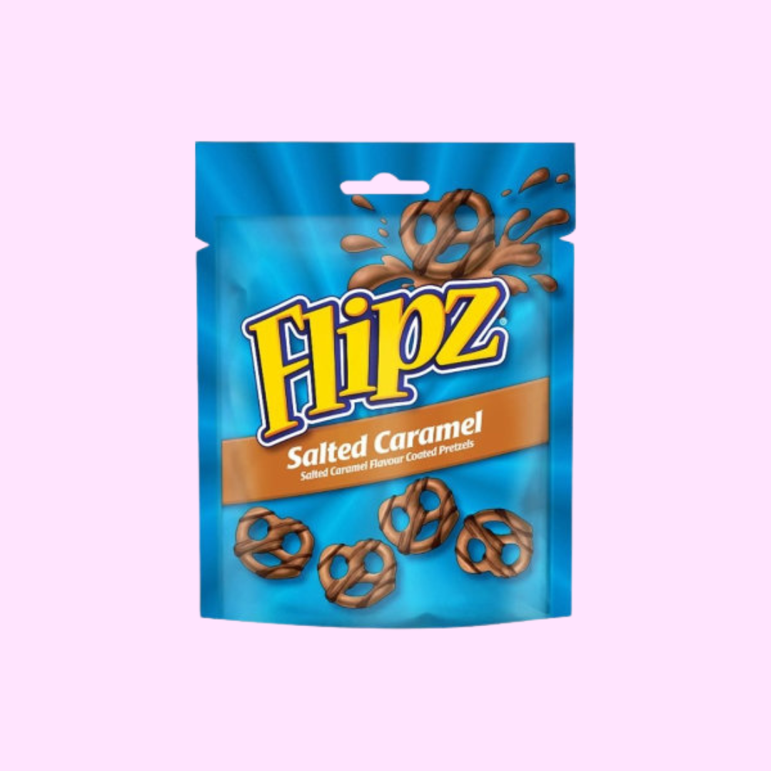 Flipz Salted Caramel Coated Pretzels 90g - SNACKS24.AT