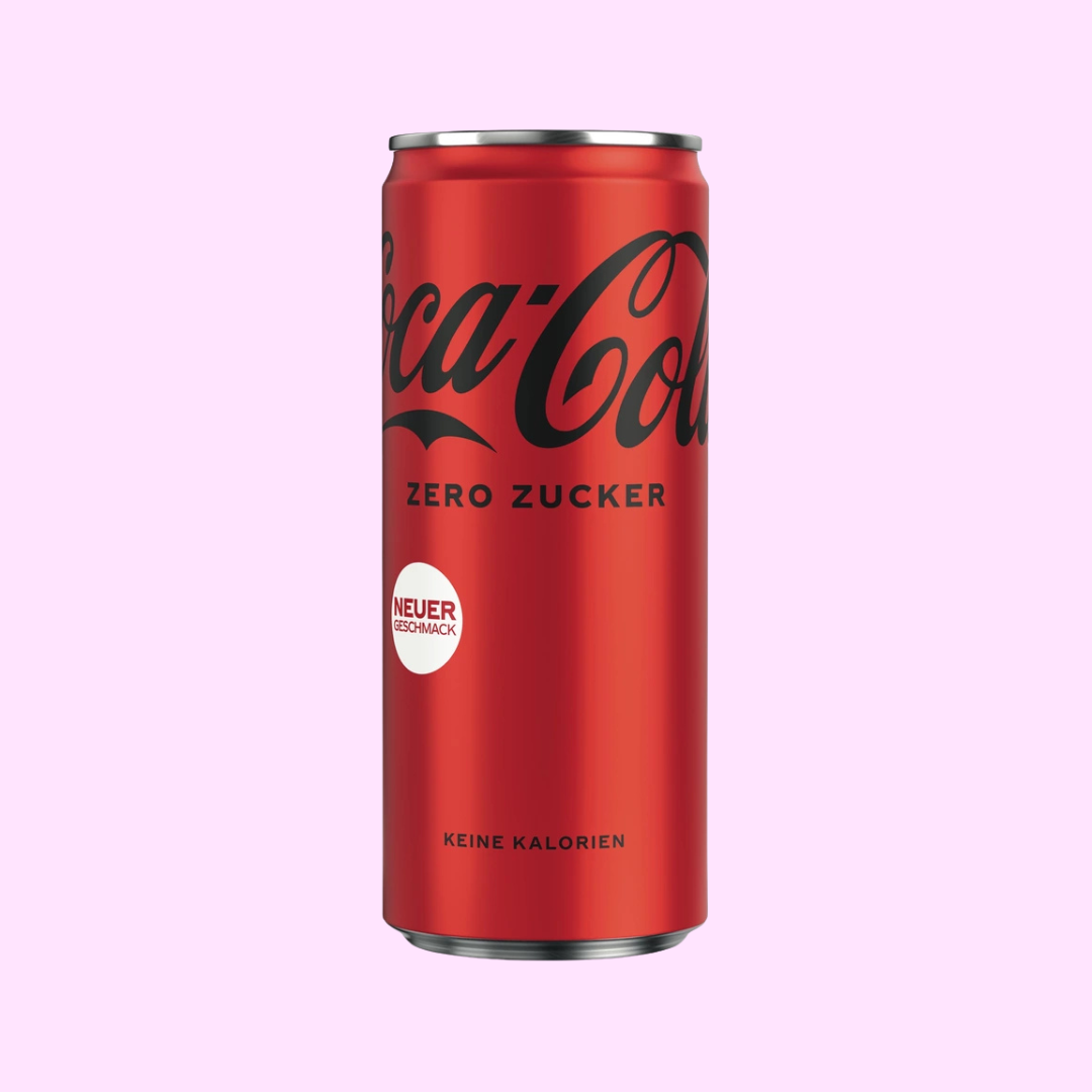 Coca‑Cola Zero Zucker Ds. 0,33l zzgl. € 0,25 EWP - SNACKS24.AT