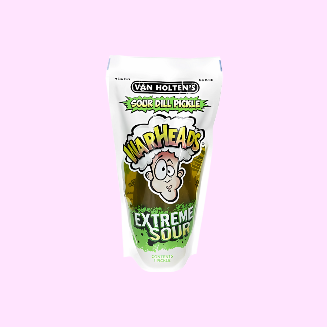 WARHEADS Pickle 140g - MHD 18.09.2025 - SNACKS24.AT