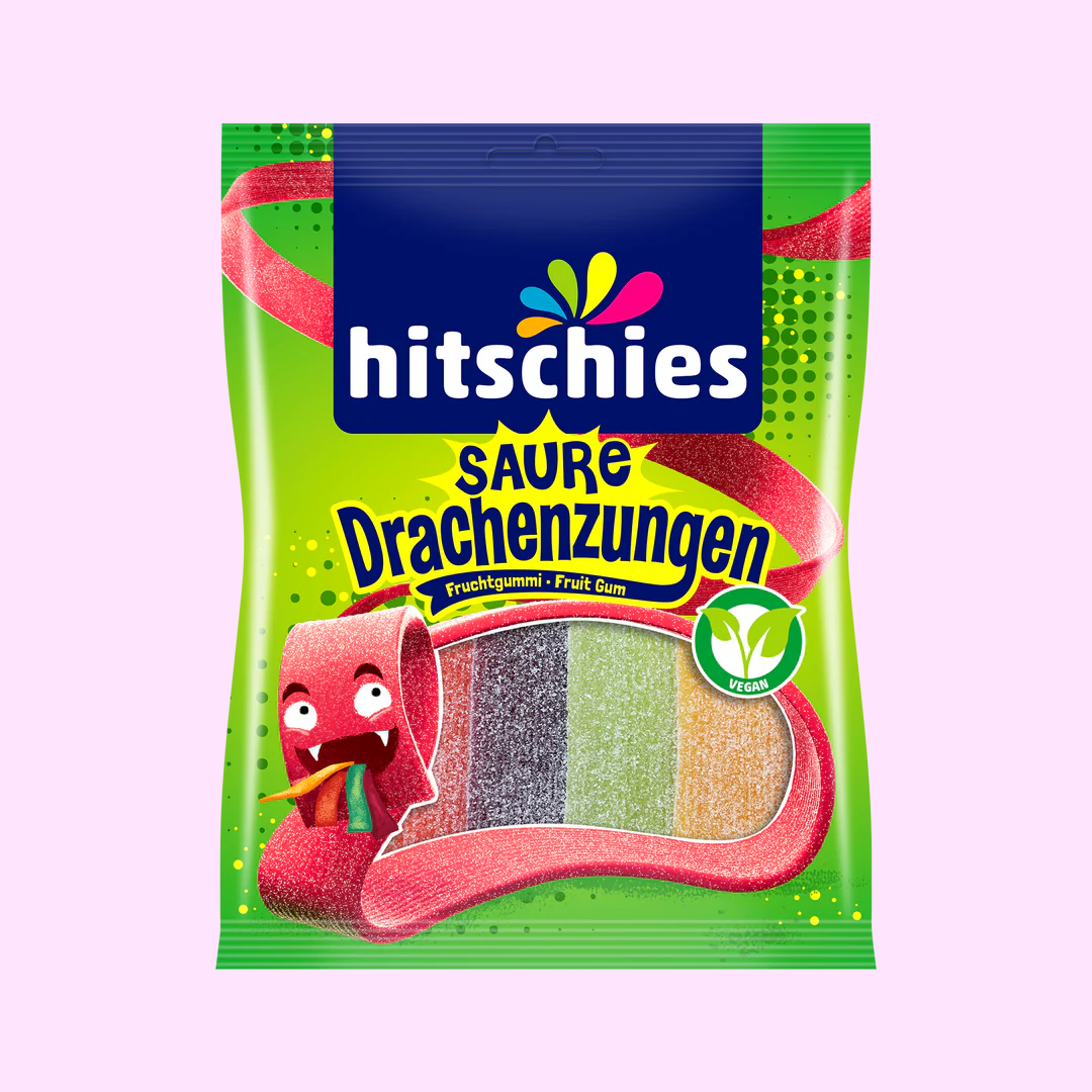 hitschies Saure Drachenzungen 125g - SNACKS24.AT