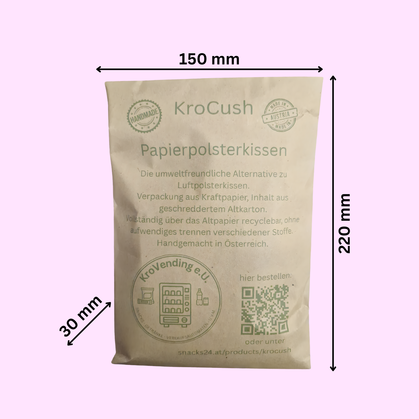 KroCush Papierpolsterkissen