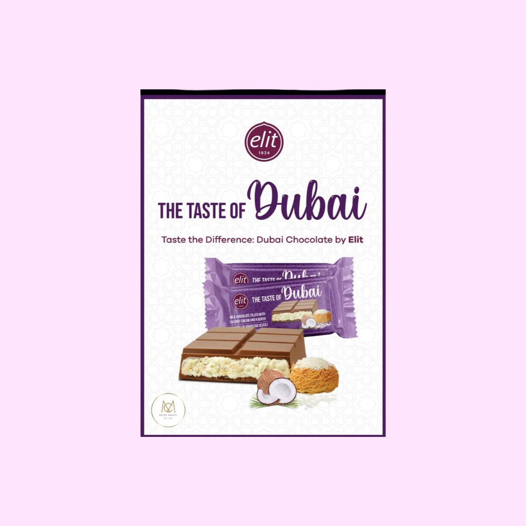 Elit - Dubai Chocolate Kokosnuss (Lila) 90g - SNACKS24.AT