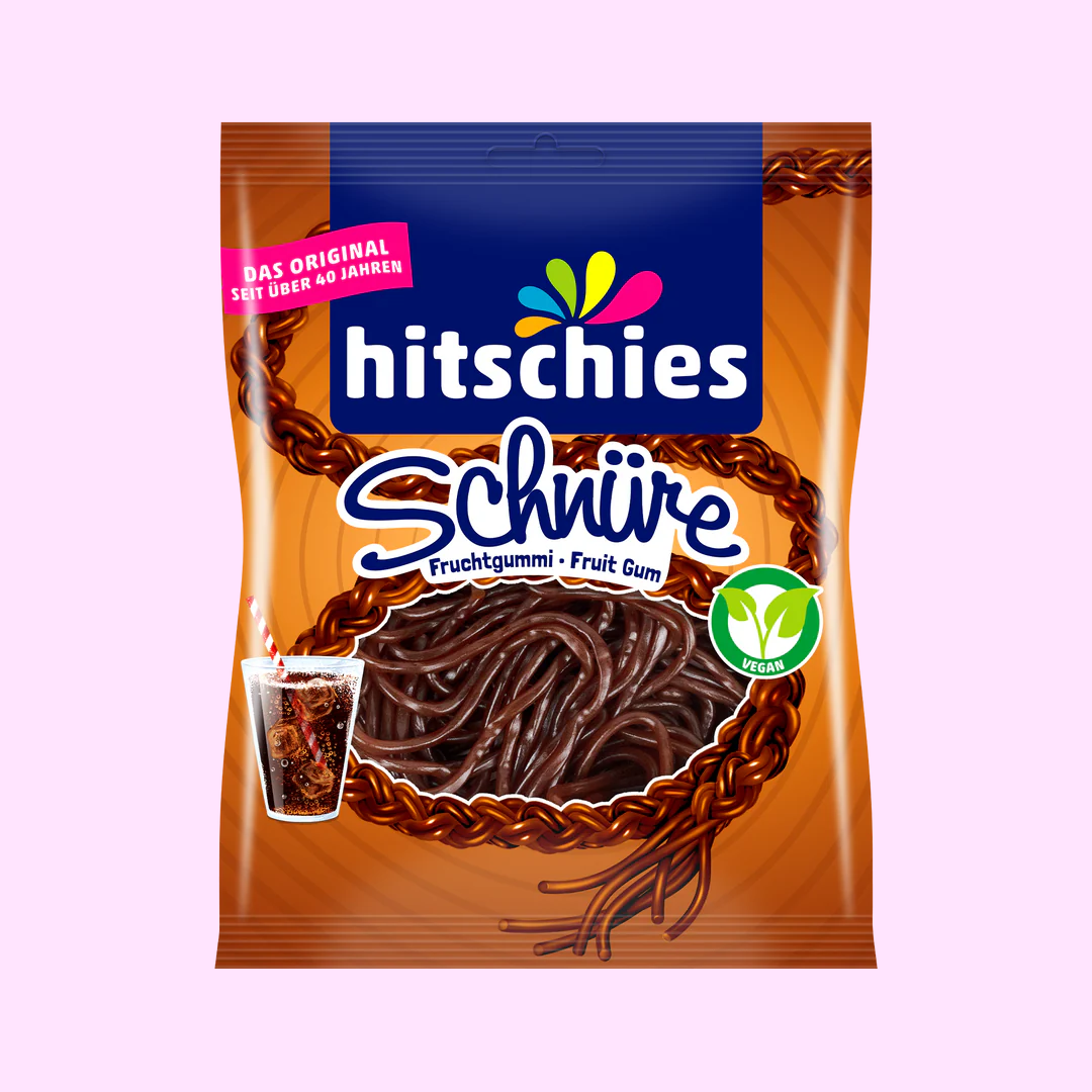 hitschies Schnüre Cola 125g - SNACKS24.AT