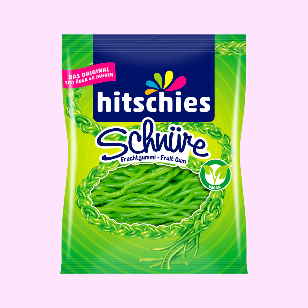 hitschies Schnüre Apfel 125g - SNACKS24.AT