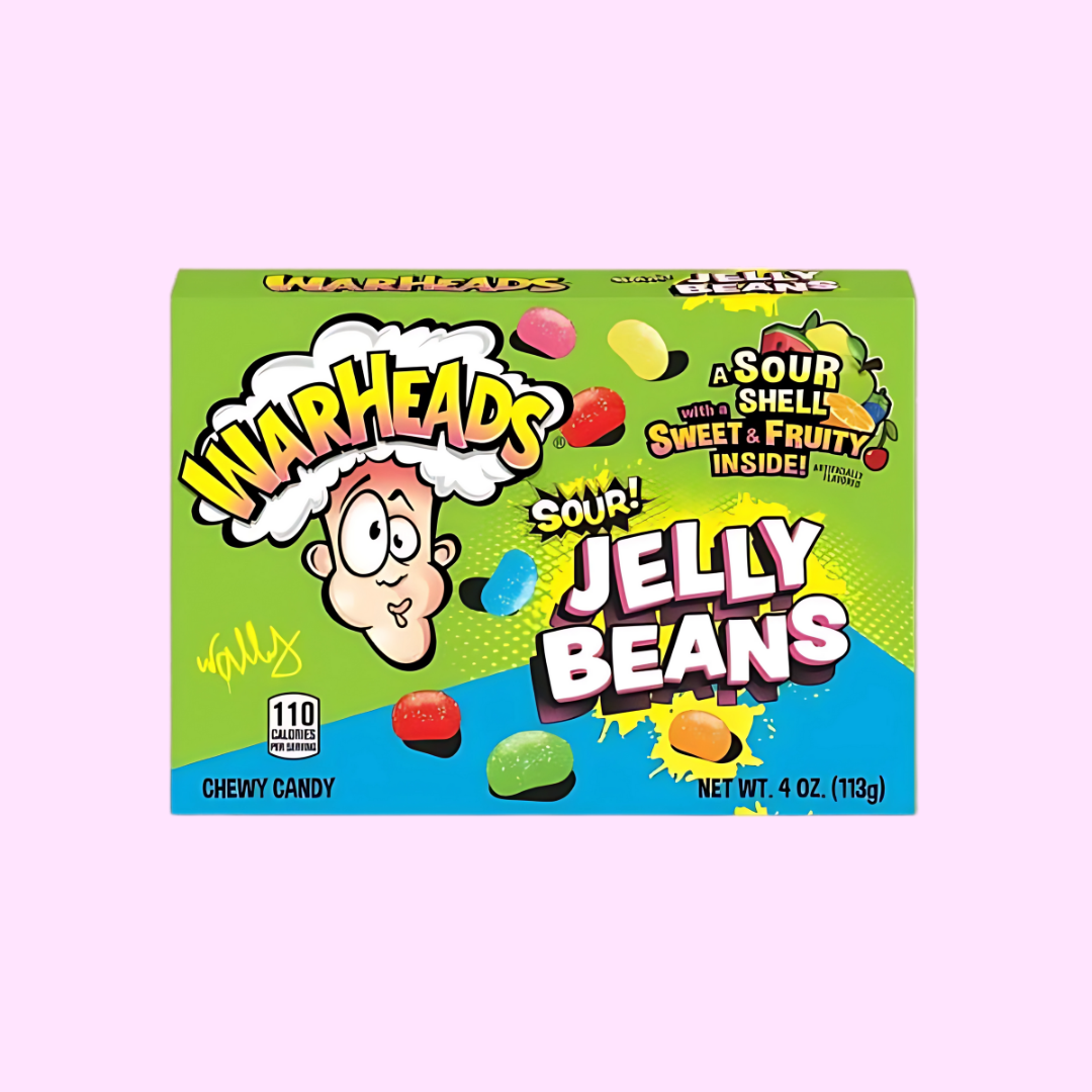 Warheads Sour – Jelly Beans 113g