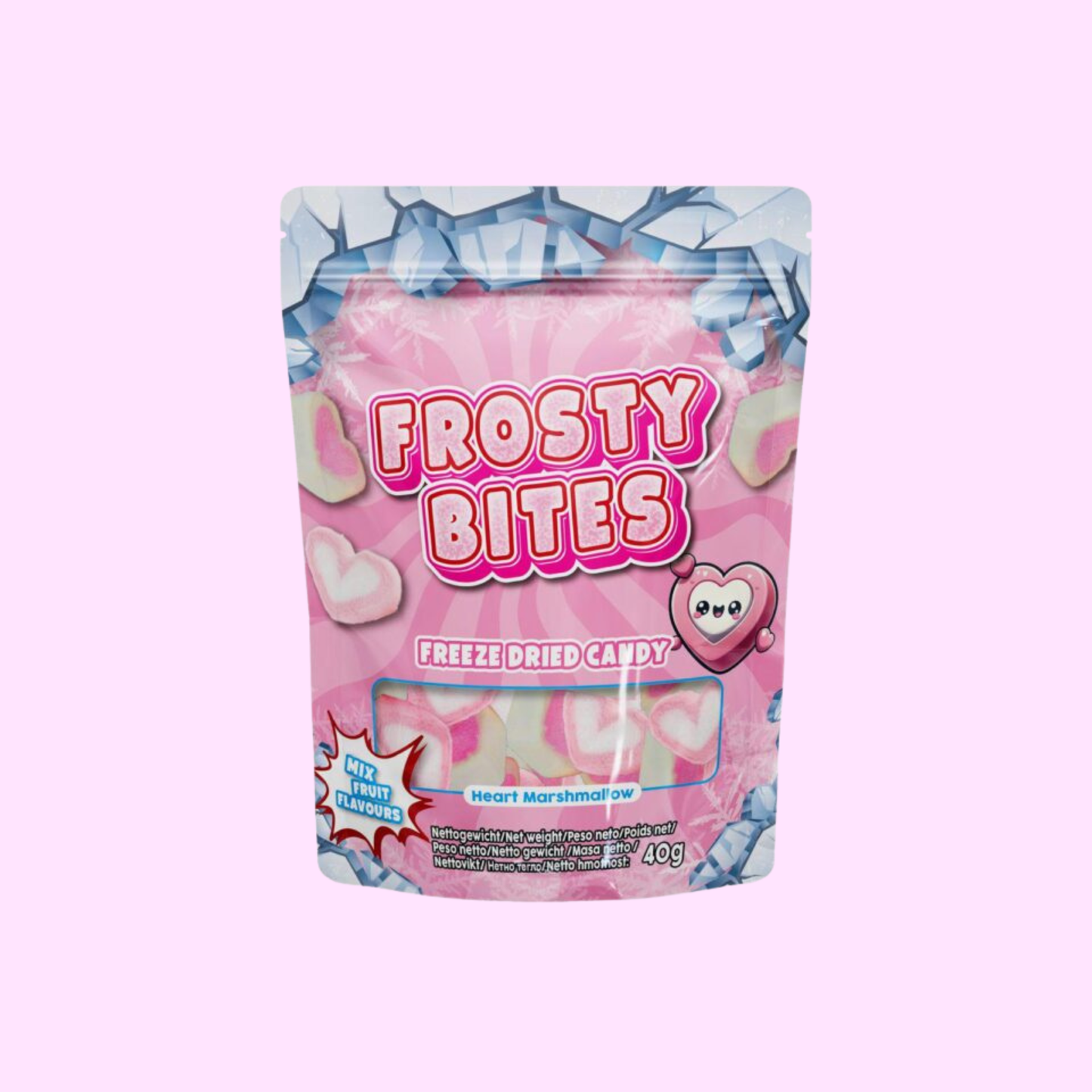 Frosty Bites Heart Marshmallow 40g - SNACKS24.AT