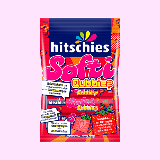 hitschies Softi Qubbies Erdbeere 80g