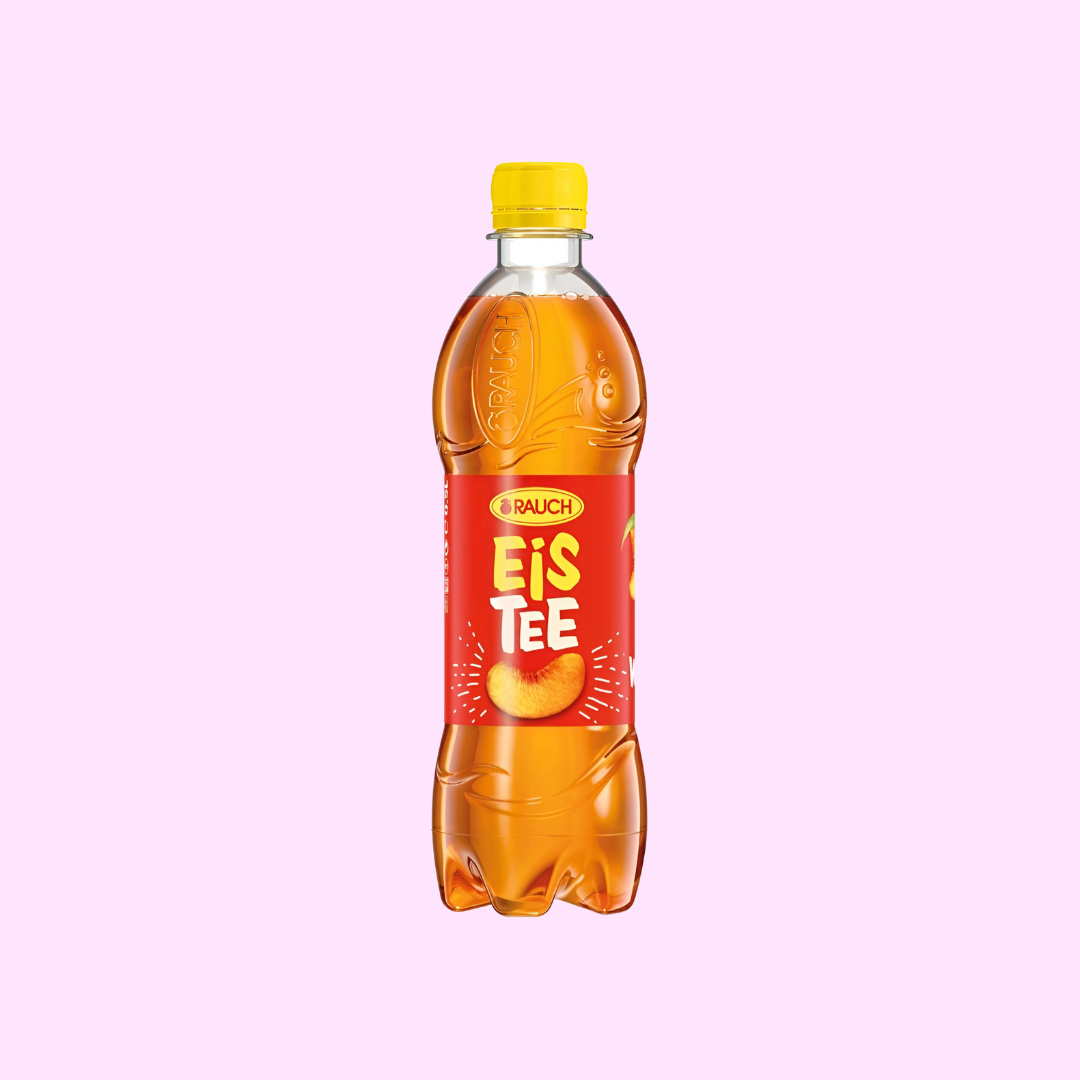 Rauch Eistee Pfirsich Fl. 0,5l zzgl. € 0,25 EWP - SNACKS24.AT