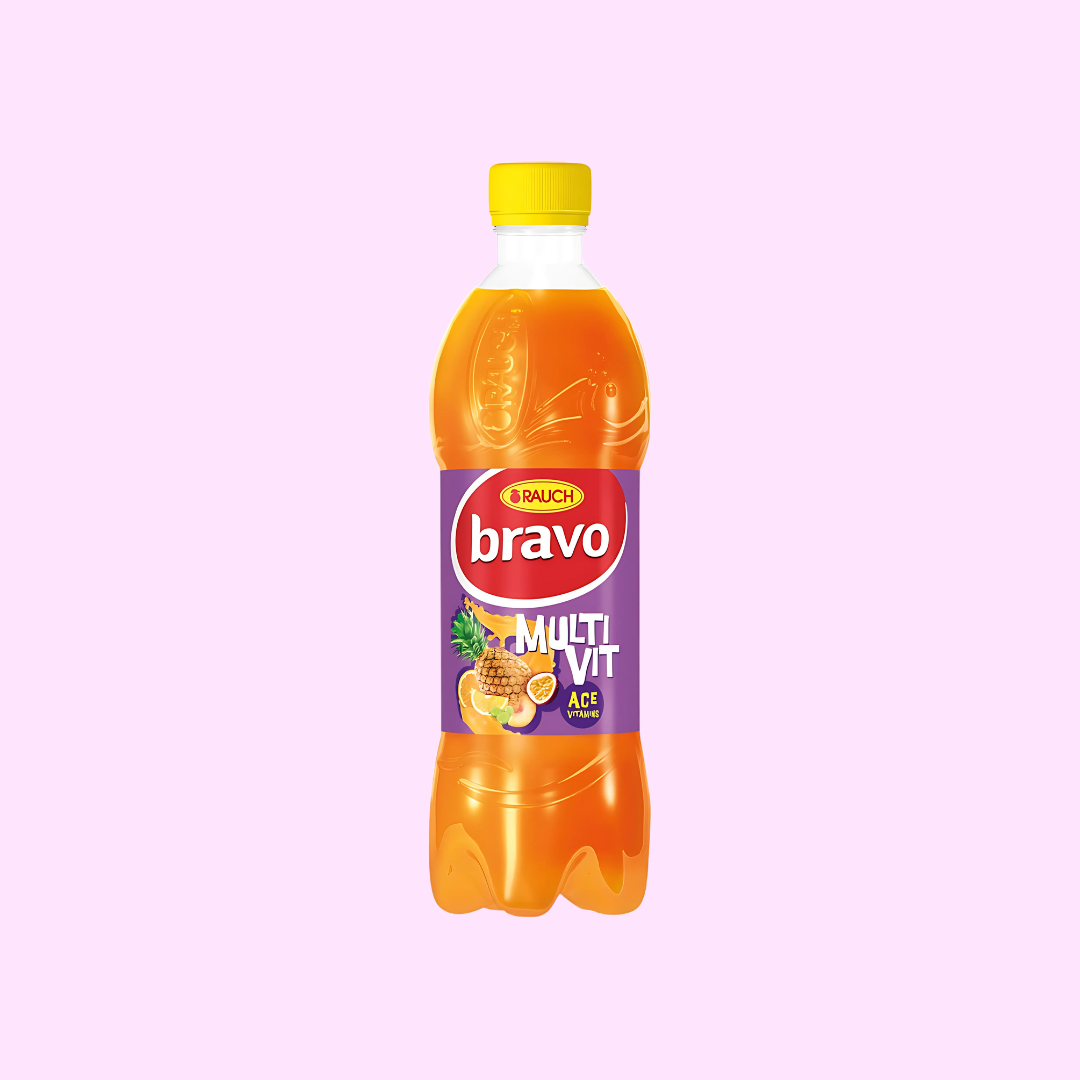 Rauch Bravo Multivitamin Fl. 0,5l zzgl. € 0,25 EWP - SNACKS24.AT