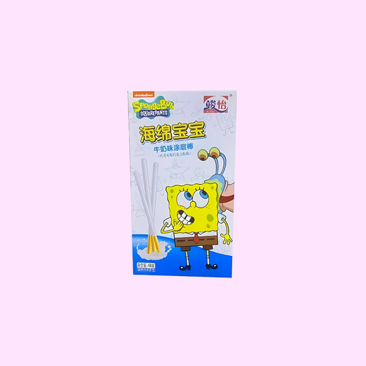 Spongebob Coated Stick (China) Milk 48g - SNACKS24.AT