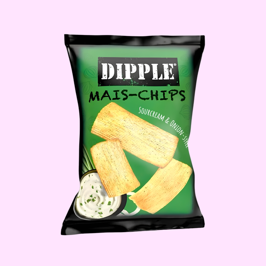 Dipple Mais-Chips - Sour Cream Onion 90g - SNACKS24.AT