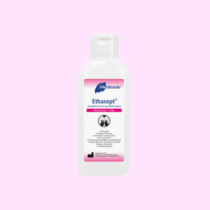 Meditrade Ethasept® Händedesinfektionsmittel Alkoholisches Händeantiseptikum für die persönliche Hygiene 100 ml - Flasche