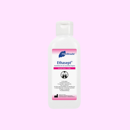 Meditrade Ethasept® Händedesinfektionsmittel Alkoholisches Händeantiseptikum für die persönliche Hygiene 100 ml - Flasche