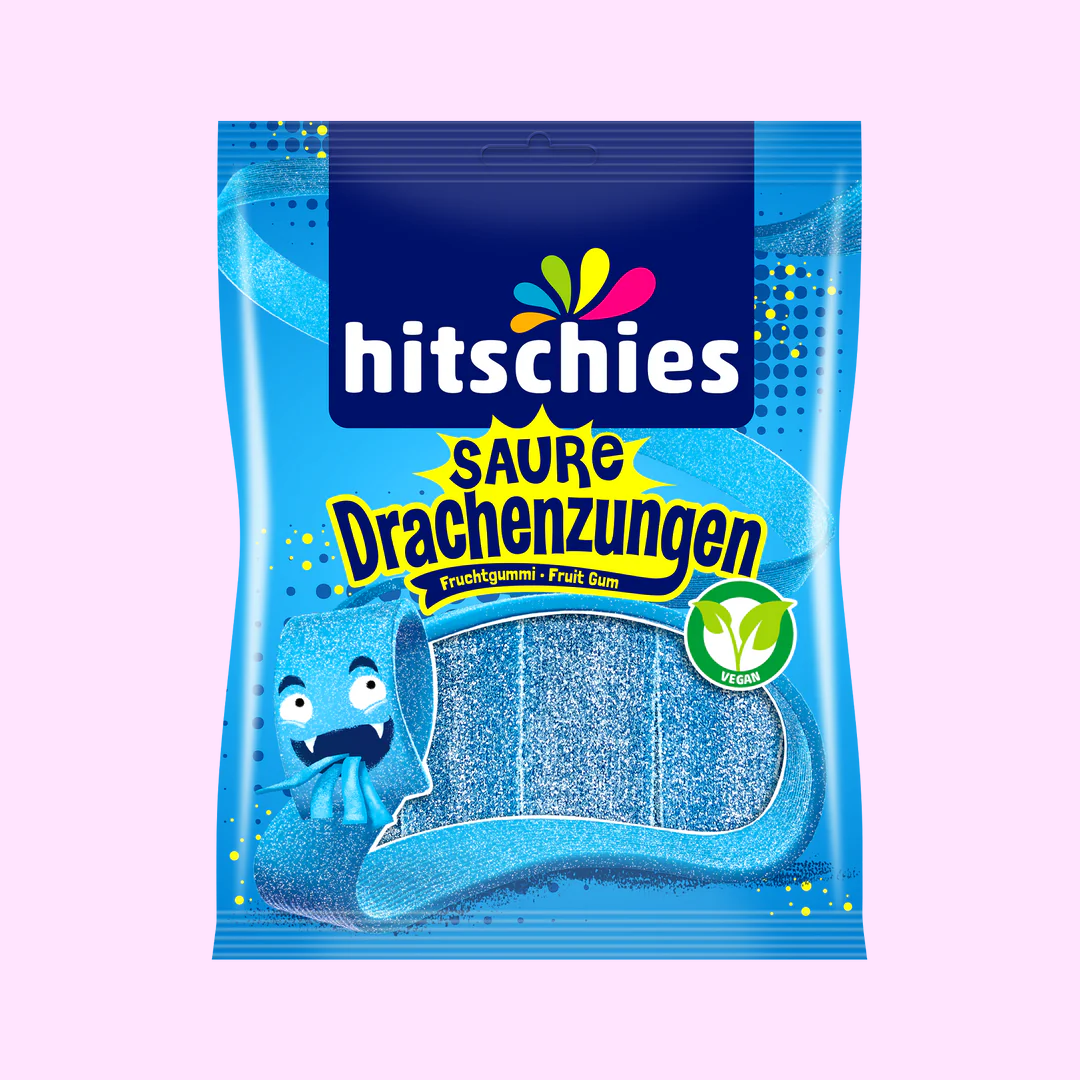 hitschies Saure Drachenzungen blau 125g