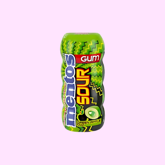 Mentos Sour Bubble Gum Green Apple 30g - SNACKS24.AT