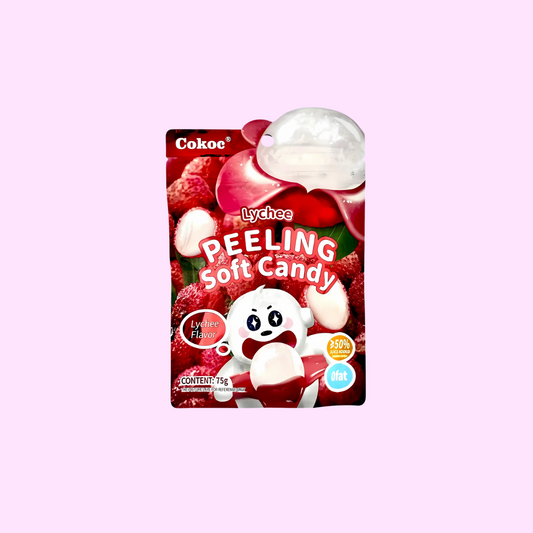 Peelable Gummies - Lychee (Red) 75g - SNACKS24.AT