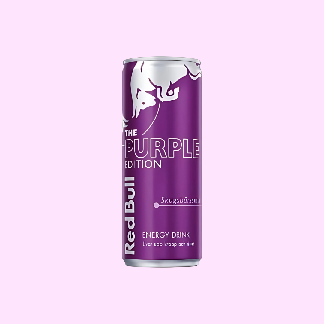 Red Bull (SE) THE PURPLE EDITION Waldbeere (Skogsbärssmak) Ds. 0,25l - MHD 10.04.2025