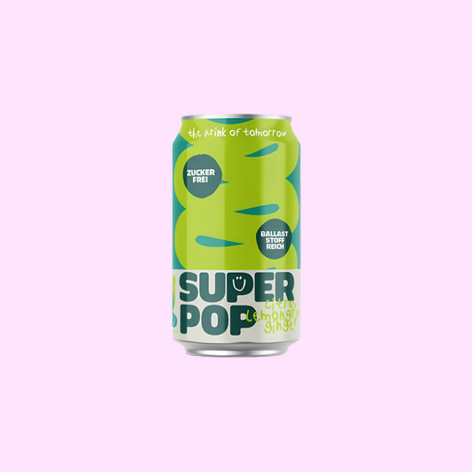 Super Pop – Citrus Lemongras Ginger Ds. 0,33l - SNACKS24.AT