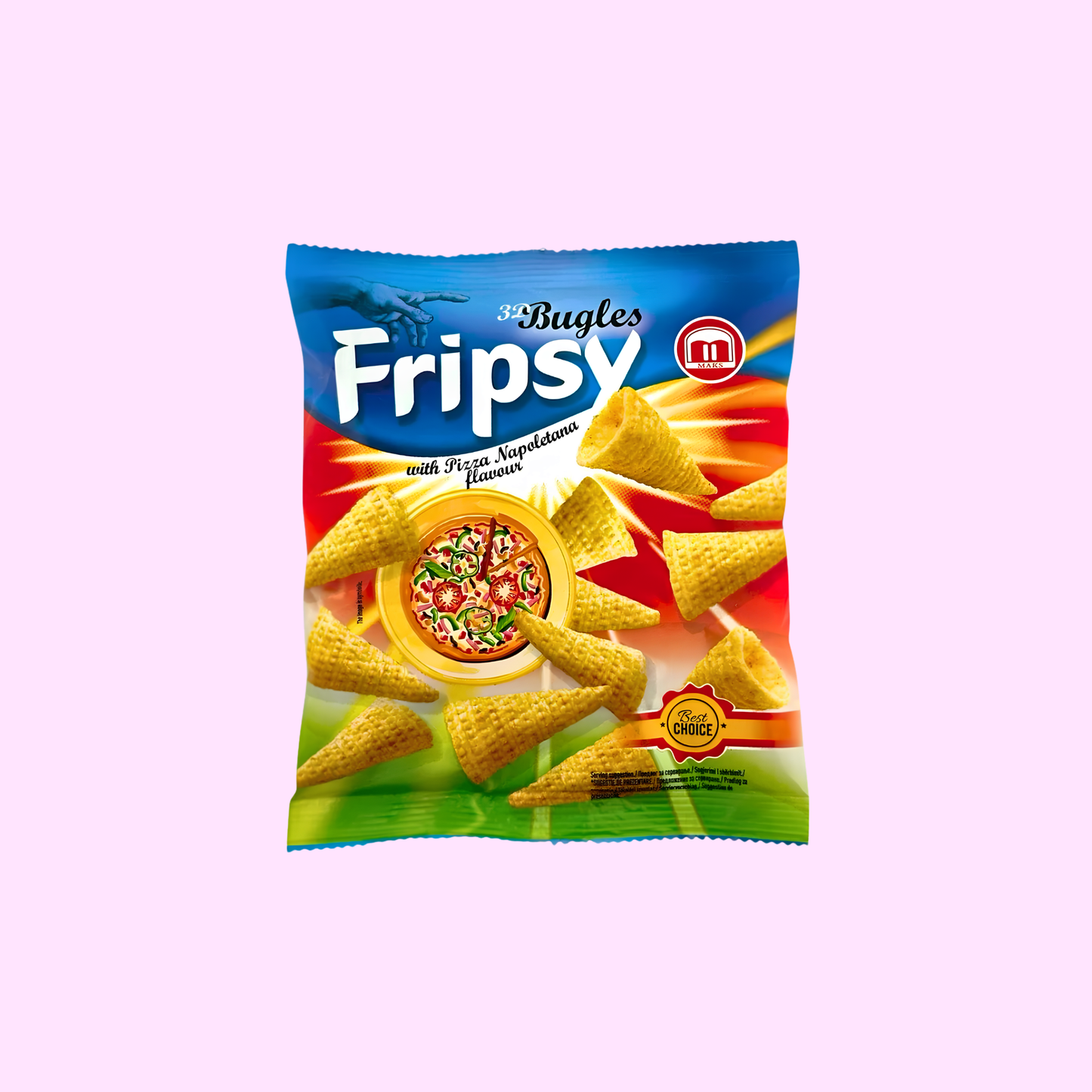 Fripsy Crispy Bugles Pizza 50g - SNACKS24.AT