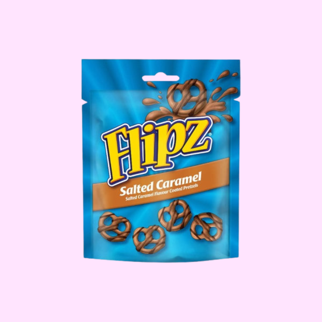 Flipz Salted Caramel Coated Pretzels 90g