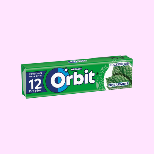 Orbit Spearmint Kaugummi 12 Dragées 16,8g