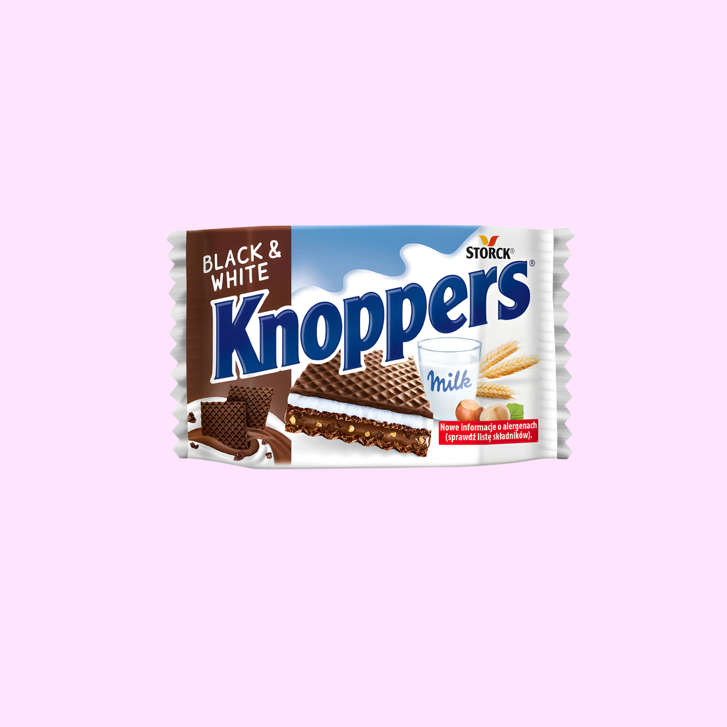 Storck Knoppers Black & White 25g - SNACKS24.AT