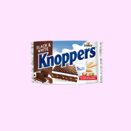 Storck Knoppers Black & White 25g - SNACKS24.AT