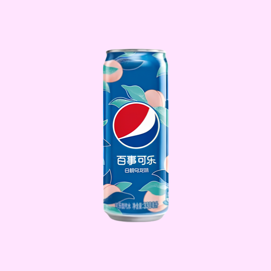 Pepsi White Peach (China) Ds. 0,33l - SNACKS24.AT