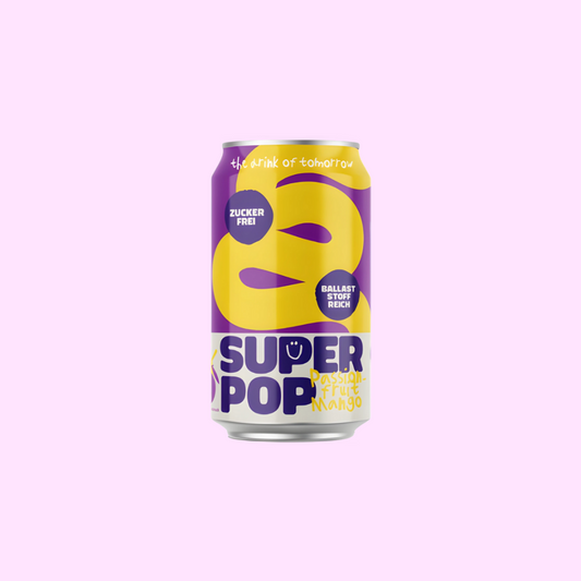 Super Pop – Passionfruit Mango Ds. 0,33l - SNACKS24.AT