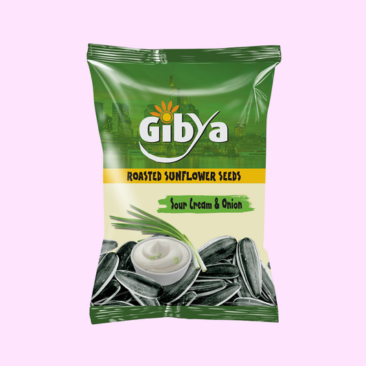 Gibya Sonnenblumenkerne Sour Cream & Onion 100g - SNACKS24.AT