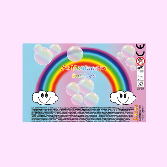 Seifenblasen mit Geduldspiel ca. 55ml - Rosa