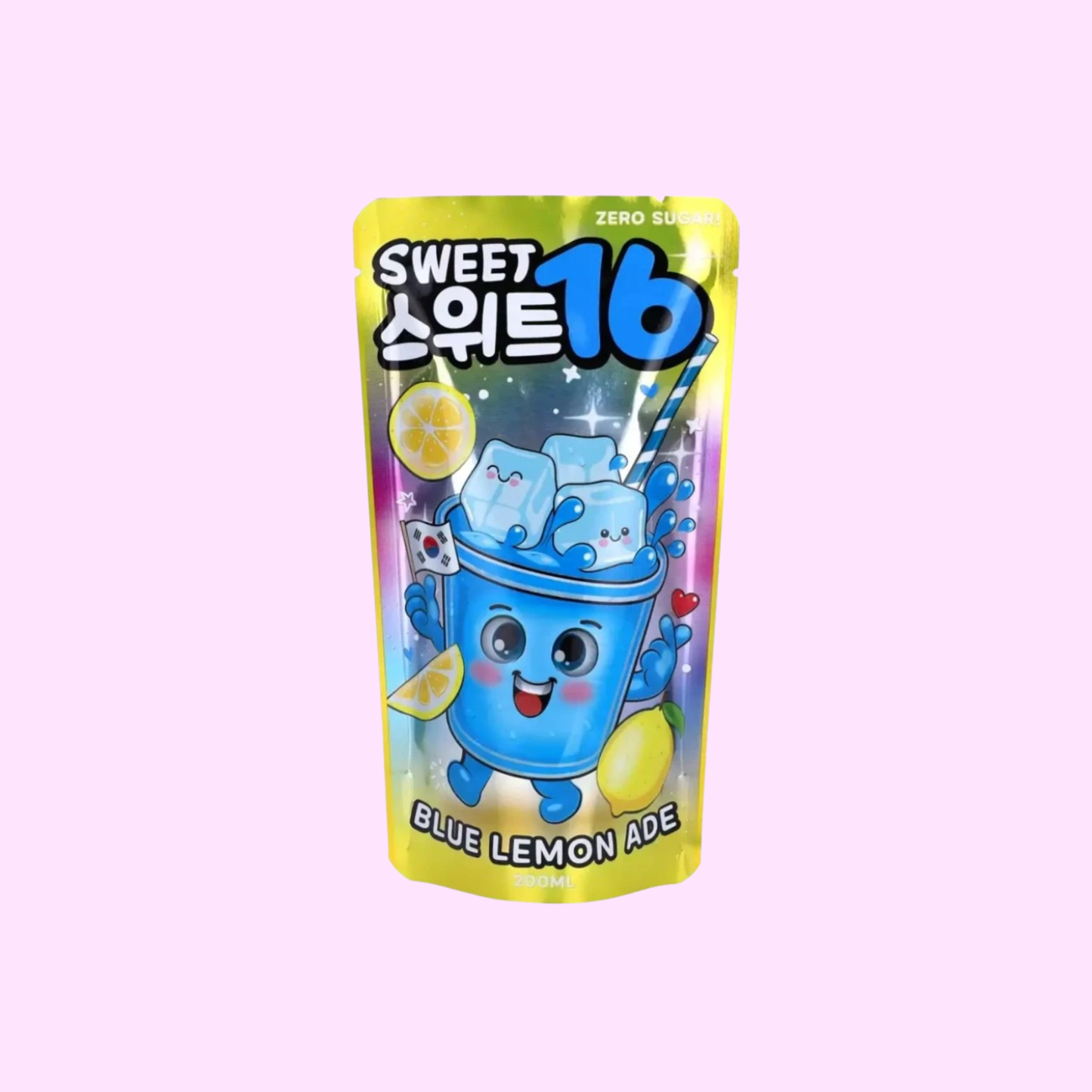 Sweet16 Blue Lemon Ade Zero Sugar 0,2l - SNACKS24.AT
