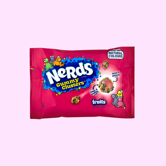 Nerds Gummy Cluster - Fruits Red Bag 45g