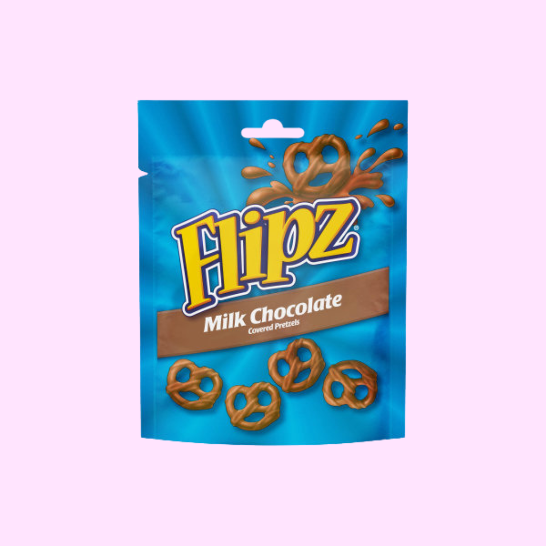 Flipz Milk Chocolate Coated Pretzels 90g