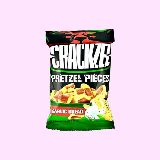 Crackzel Pretzel Pieces - Garlic Bread 85g - SNACKS24.AT