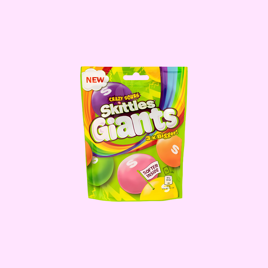 Skittles Giants - 3x Bigger! Crazy Sours 132g - SNACKS24.AT