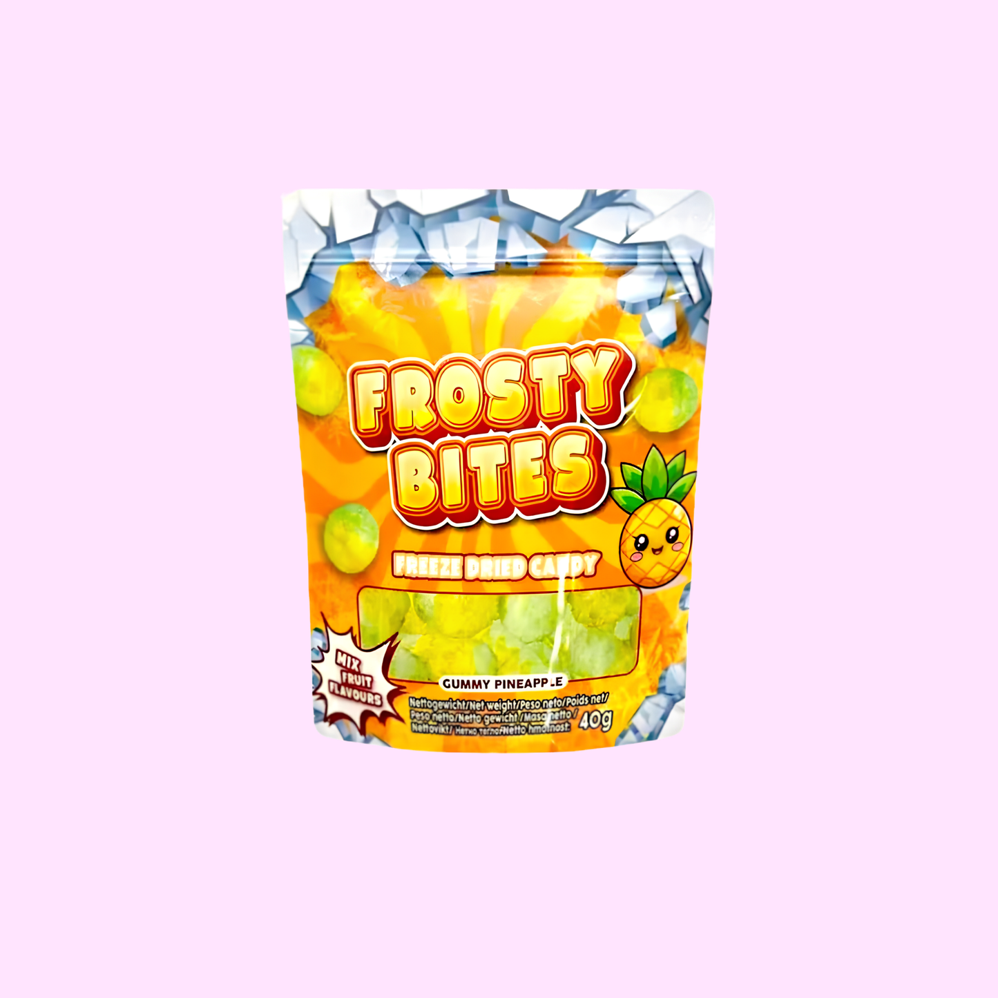 Frosty Bites Gummy Pineapple 40g - SNACKS24.AT