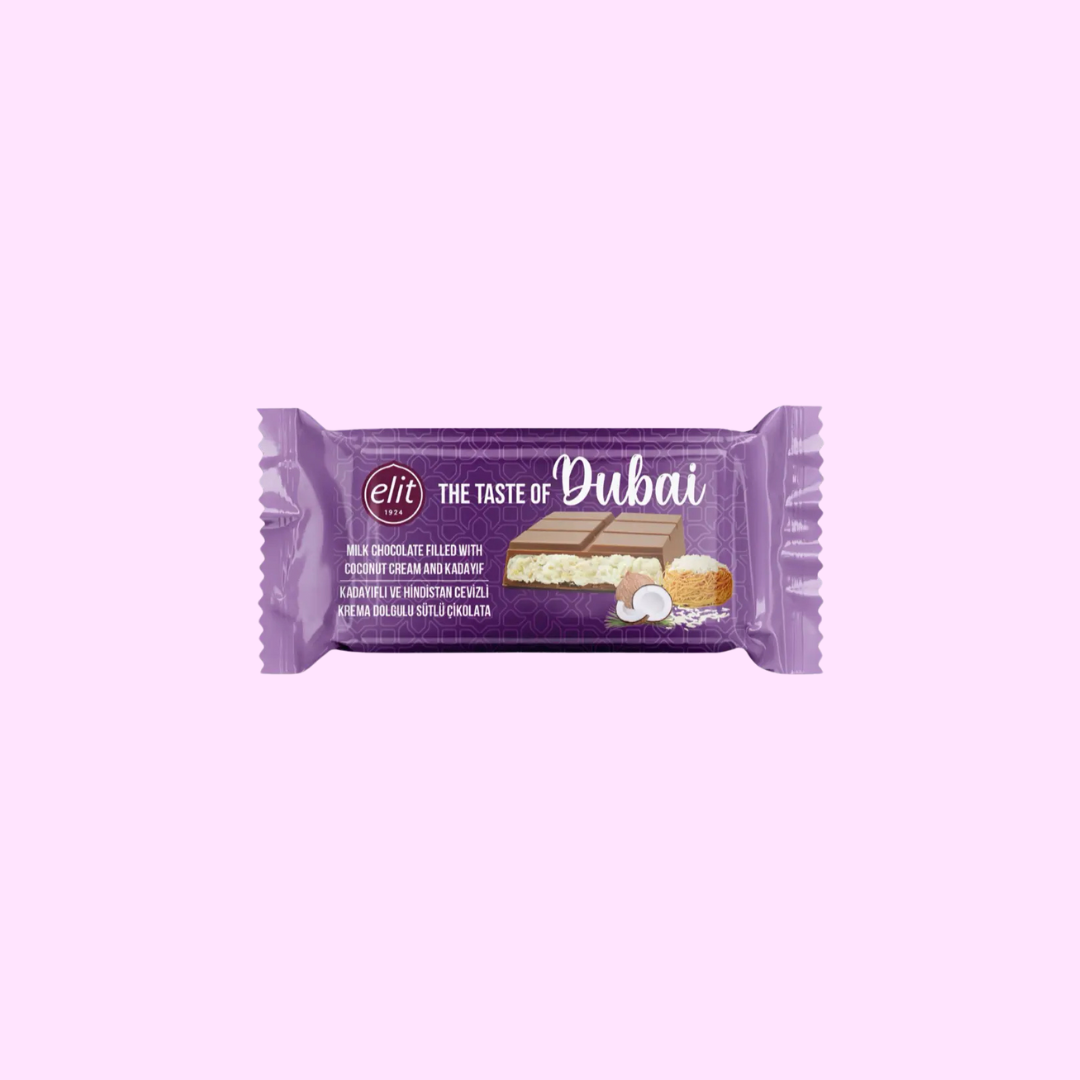 Elit - Dubai Chocolate Kokosnuss (Lila) 90g - SNACKS24.AT