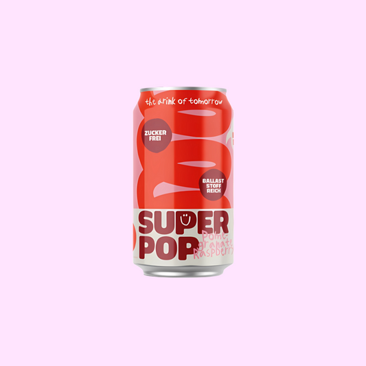 Super Pop – Pomegranate Raspberry Ds. 0,33l - SNACKS24.AT