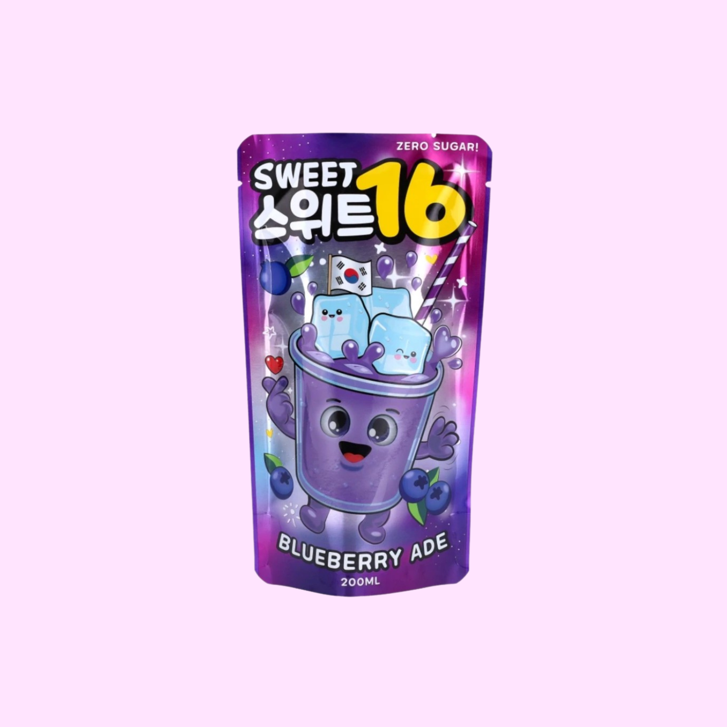 Sweet16 Blueberry Ade Zero Sugar 0,2l - SNACKS24.AT