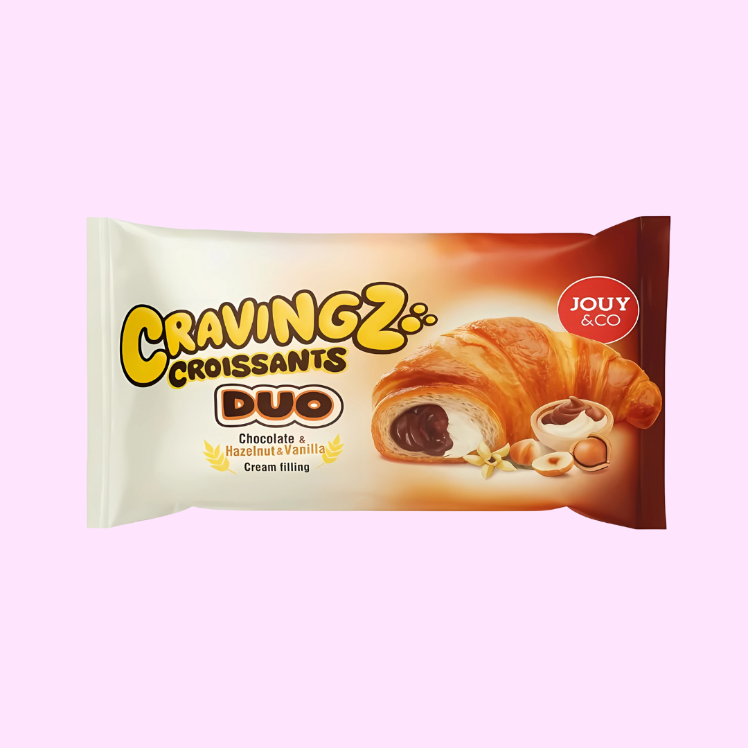 JOUYCO - Cravingz Croissants Duo - Schoko & Vanille 5x40g - SNACKS24.AT
