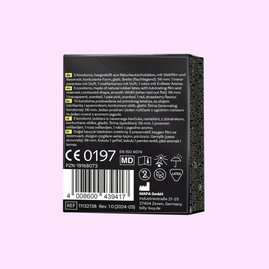 Billy Boy Kondome Sinnliche Vielfalt 3er Pack