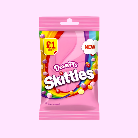 Skittles Dessert - Pink 125g - SNACKS24.AT