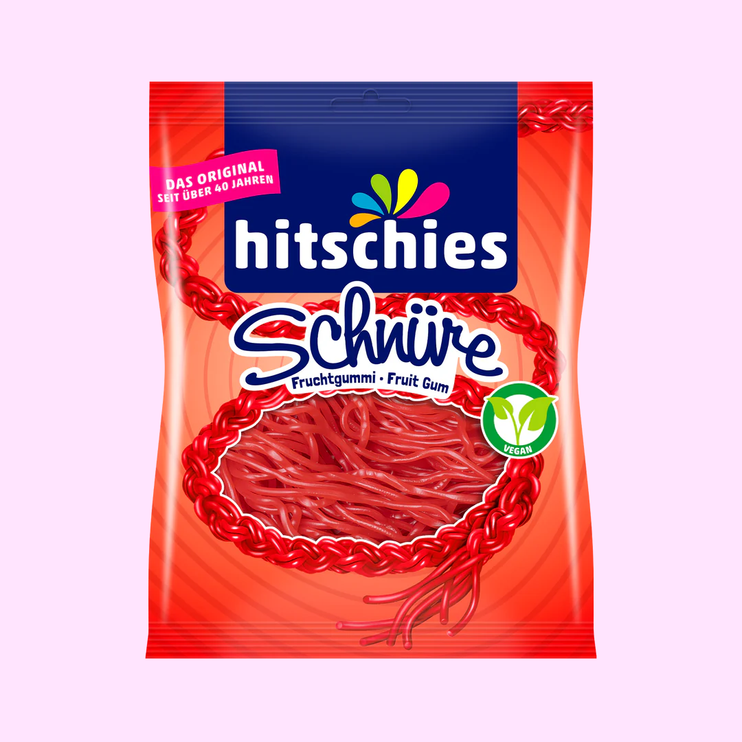 hitschies Schnüre Erdbeere 125g