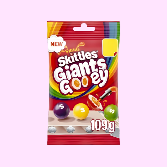 Skittles Giants Gooey Fruits - Red 109g - SNACKS24.AT