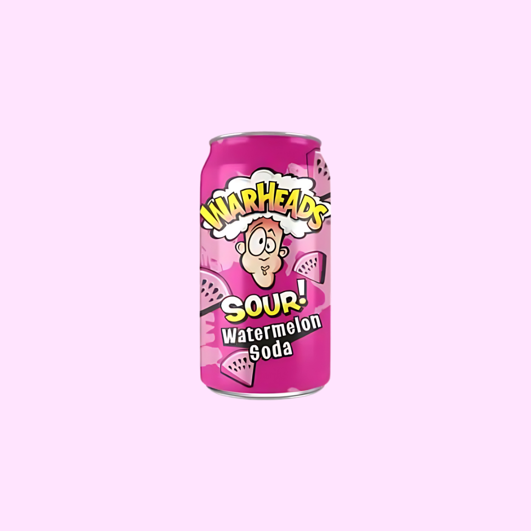 Warheads – Watermelon Sour Soda Ds. 355ml
