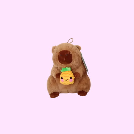 Capybara mit Ananas ca. 20cm.